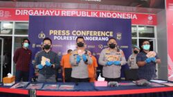 Kapolresta Tangerang dan Kasat Reskrim Pimpin Press Release Suksesnya Penangkapan Kasus Pemalsuan Uang